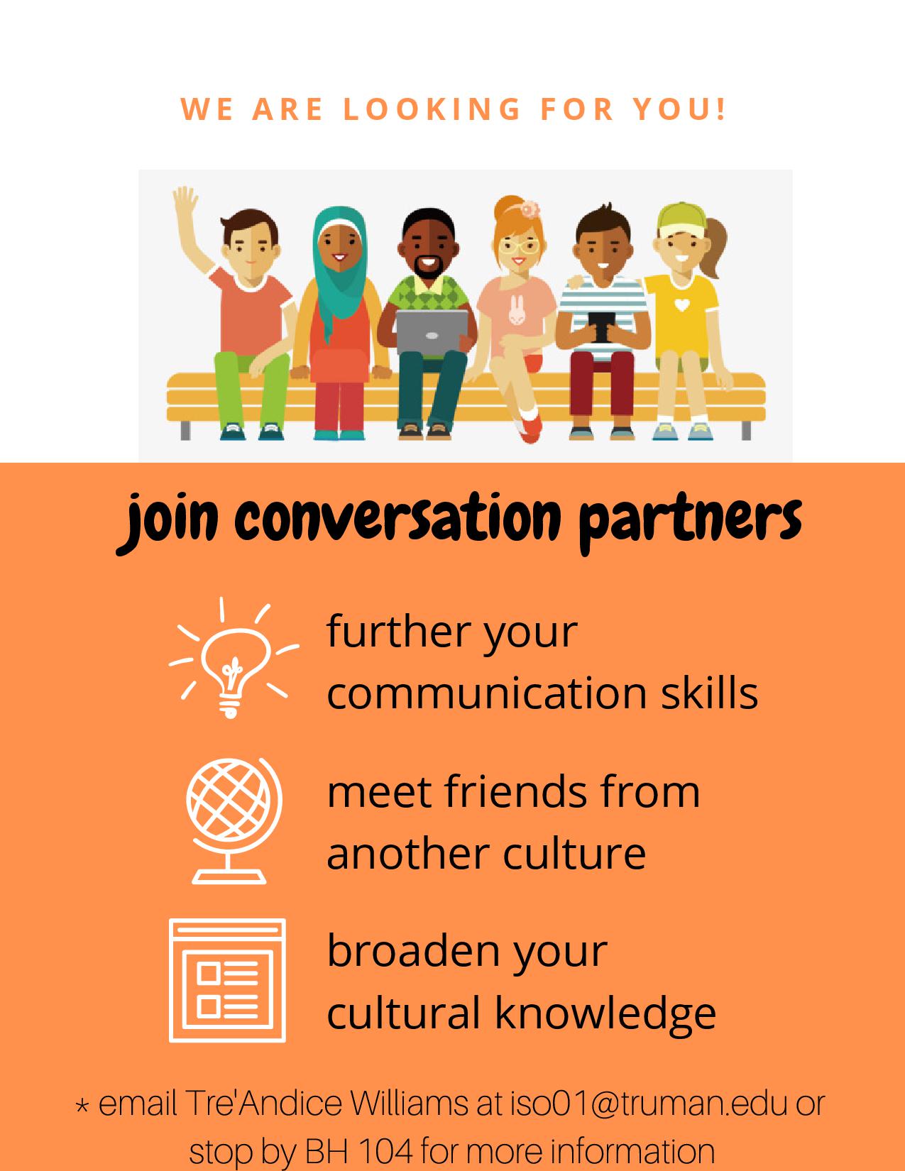 Conversation Partners Flyer